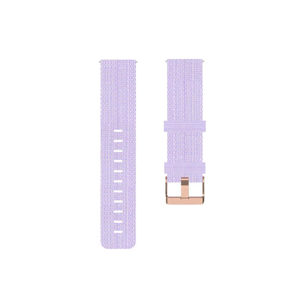 Nylon Weaven Smart Watch Band Replacement for Fitbit Versa 2/Versa Lite/Versa Blaze - Light Purple-4
