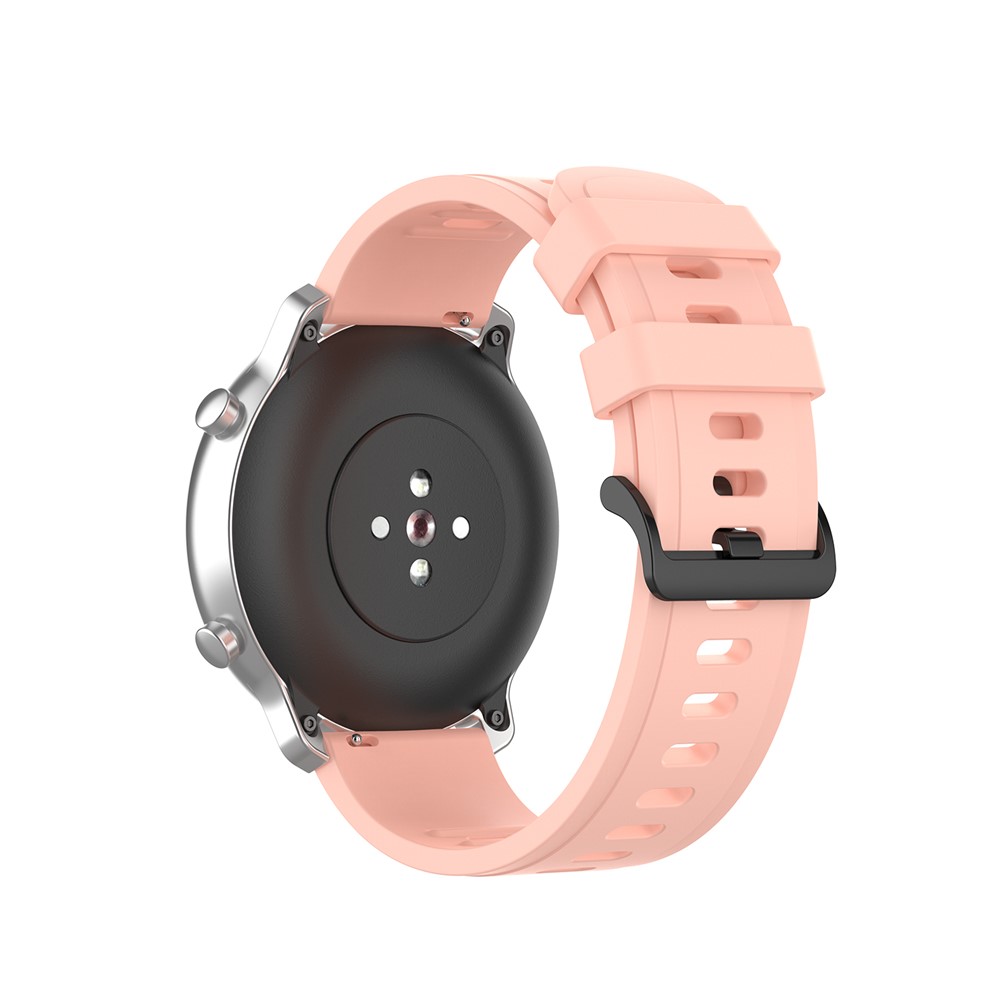 Douce Dragonne Remplacement Silicone 20 Mm Pour Huami Amazfit 42mm RTG / Gts - Rose Clair-3