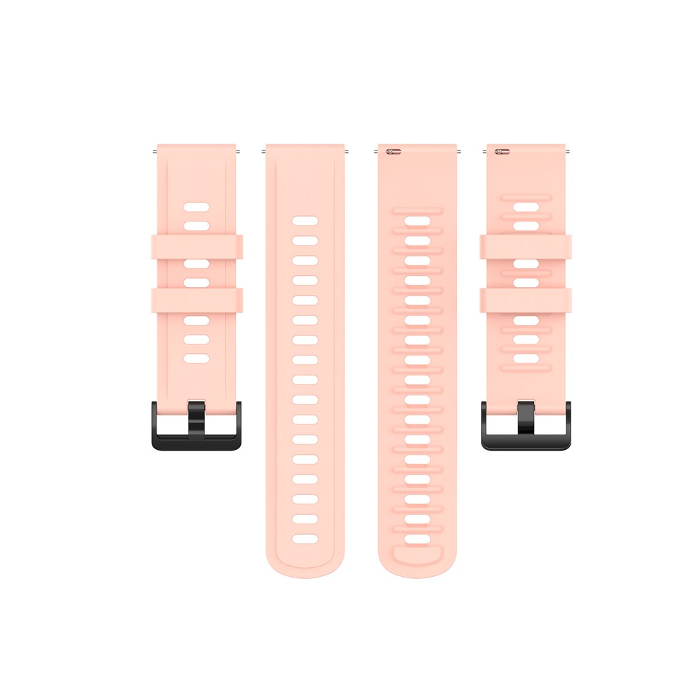 Douce Dragonne Remplacement Silicone 20 Mm Pour Huami Amazfit 42mm RTG / Gts - Rose Clair-5
