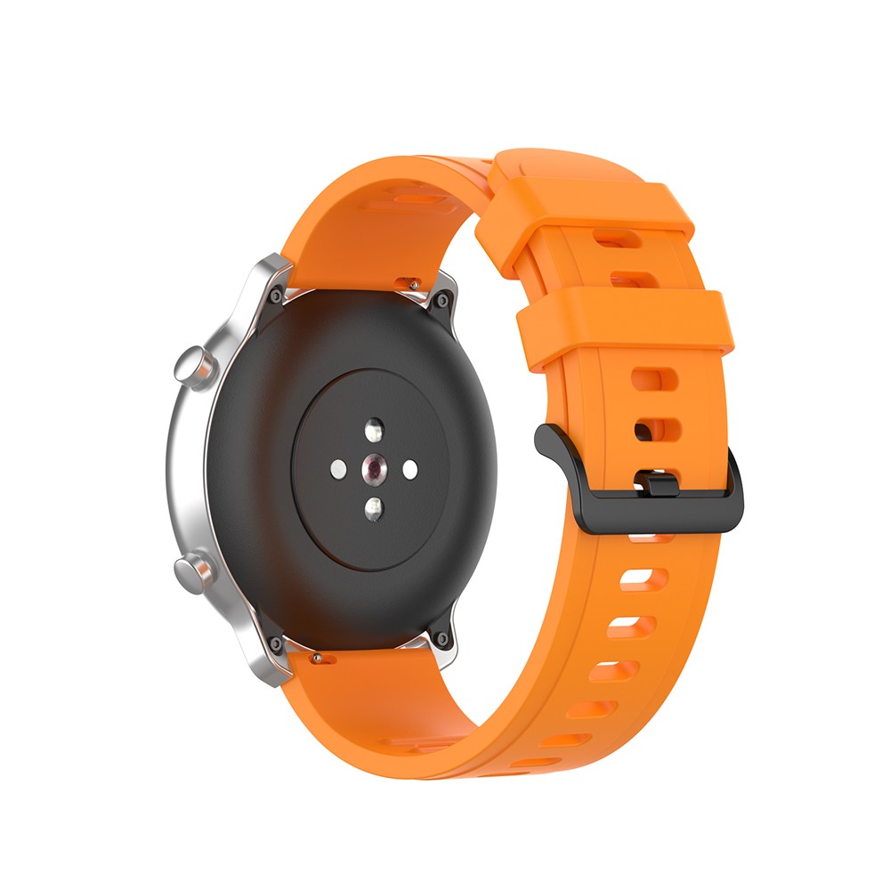 Douce Dragonne Remplacement Silicone 20 Mm Pour Huami Amazfit 42mm RTG / Gts - Orange-3