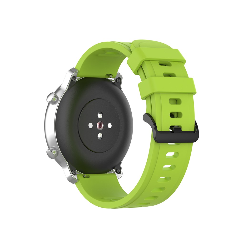 Douce Dragonne Remplacement Silicone 20 Mm Pour Huami Amazfit 42mm RTG / Gts - Vert Clair-3
