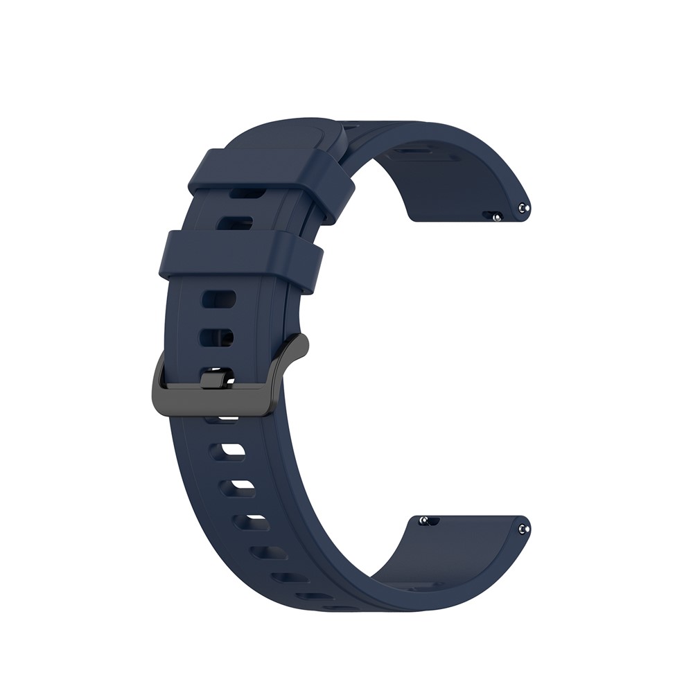 Douce Dragonne Remplacement Silicone 20 Mm Pour Huami Amazfit 42mm RTG / Gts - Bleu Foncé-1