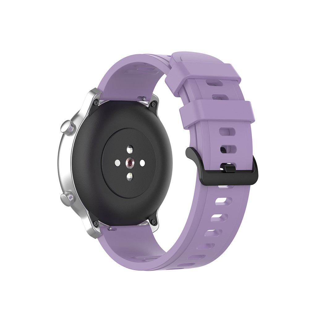 Suave De Silicona Reemplazo Muñeca 20mm Correa Para Huami Amazfit GTR 42mm / GTS - Luz Púrpura-3