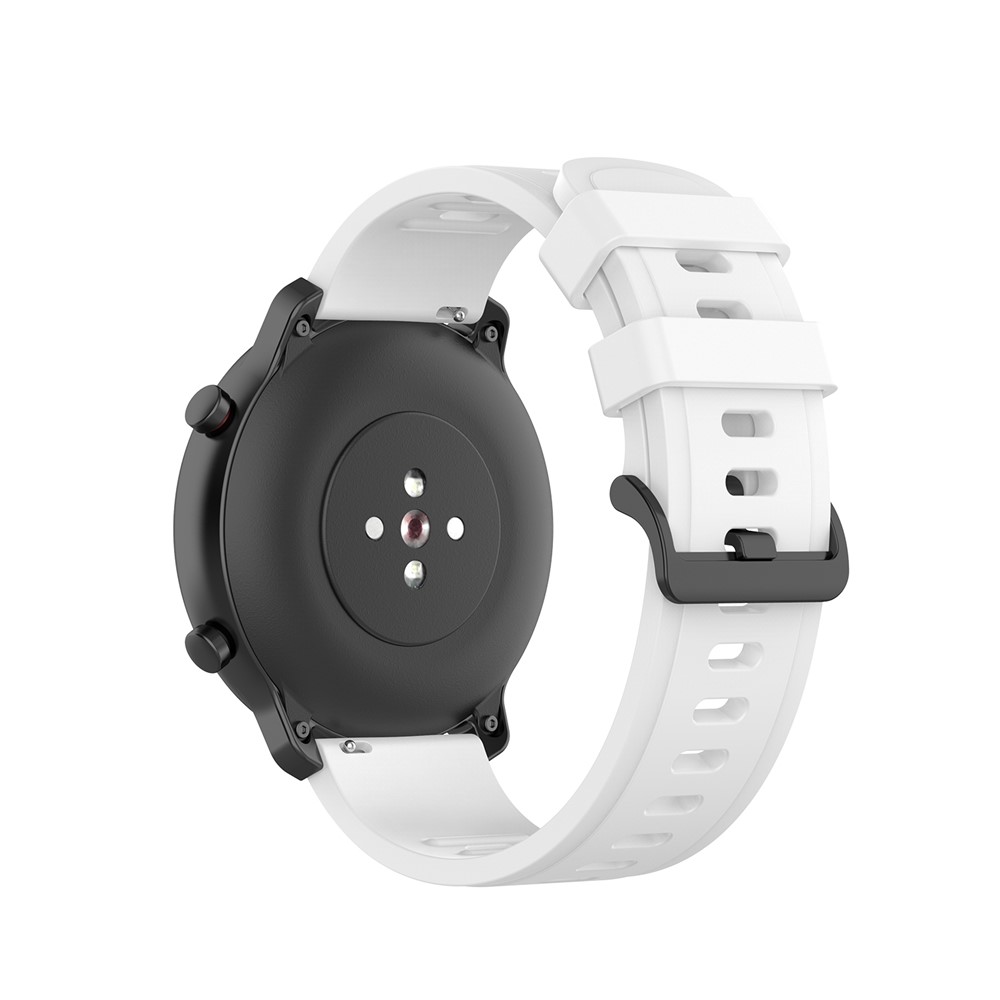 Douce Montre Bracelet En Silicone Remplacement 22mm Pour Huami Amazfit 47mm RTG / Amazfit Rythme - Blanc-3