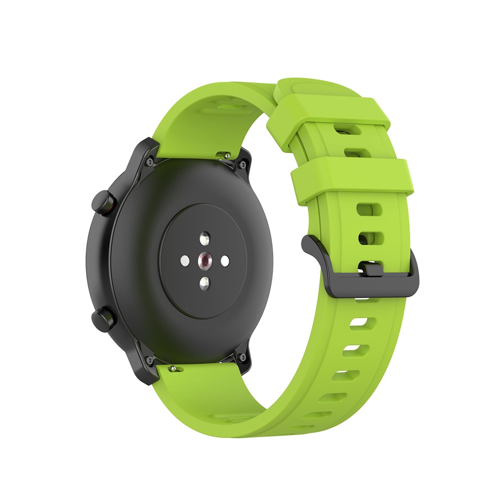 Silicona Silicone Silicone Strap De 22 Mm Silicona 22mm Para Huami Amazfit GTR 47mm / Pace Amazfit - Verde Claro