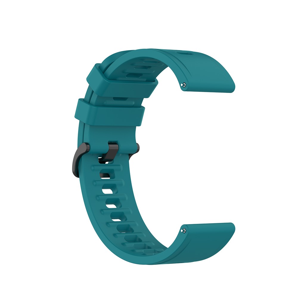 Silicona Silicone Silicone Strap De 22 Mm Silicona 22mm Para Huami Amazfit GTR 47mm / Pace Amazfit - Verde Oscuro-2