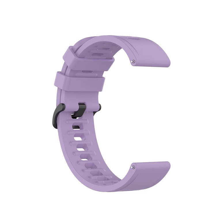 Douce Montre Bracelet En Silicone Remplacement 22mm Pour Huami Amazfit 47mm RTG / Amazfit Rythme - Violet Clair-2
