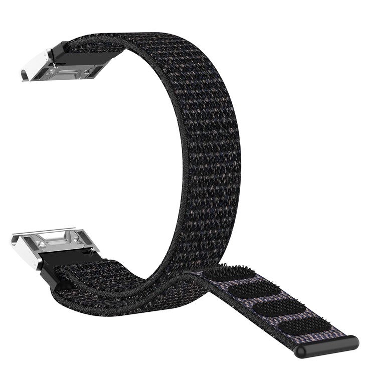 

Loop Fastener Nylon Weaven Velcro Smart Watch Strap Replacement with Screwdrivers for Garmin Fenix 6S/Fenix 5S Plus - Black, Other Phone Models