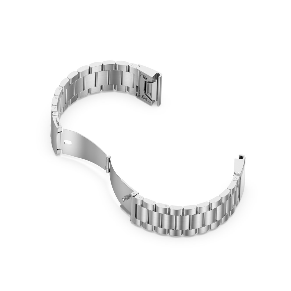 Stainless Steel Watch Band Strap with Installing Tools for Garmin Fenix 6X/5X/3 HR - Silver-7