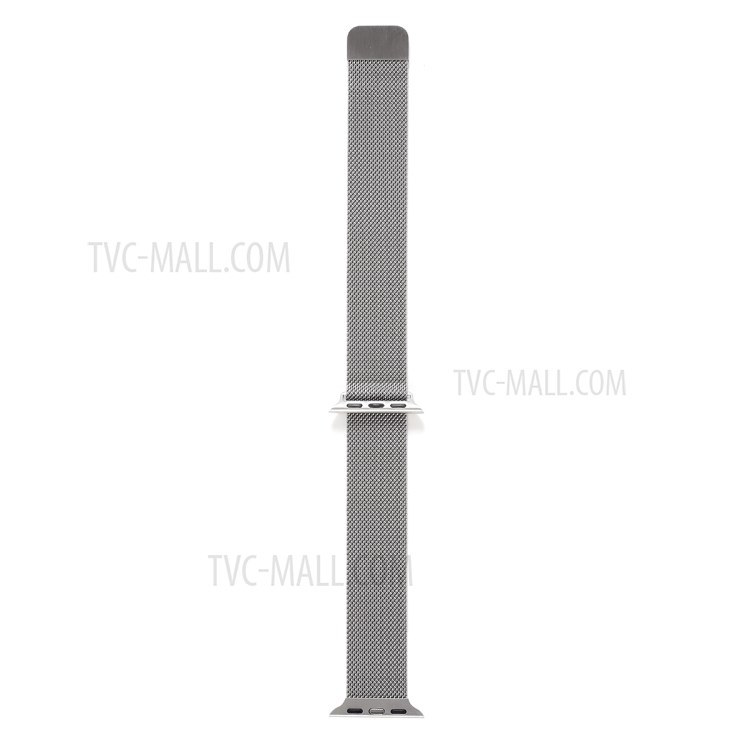 MUTURAL Metal Smart Watch Strap for Apple Watch Series 1/2/3 38mm / Series 4/5 40mm - Silver-3