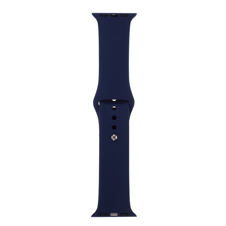 MUTURAL Silicone Smart Watch Strap Replacement for Apple Watch Series 1/2/3 38mm / Series 4/5 40mm - Blue-3
