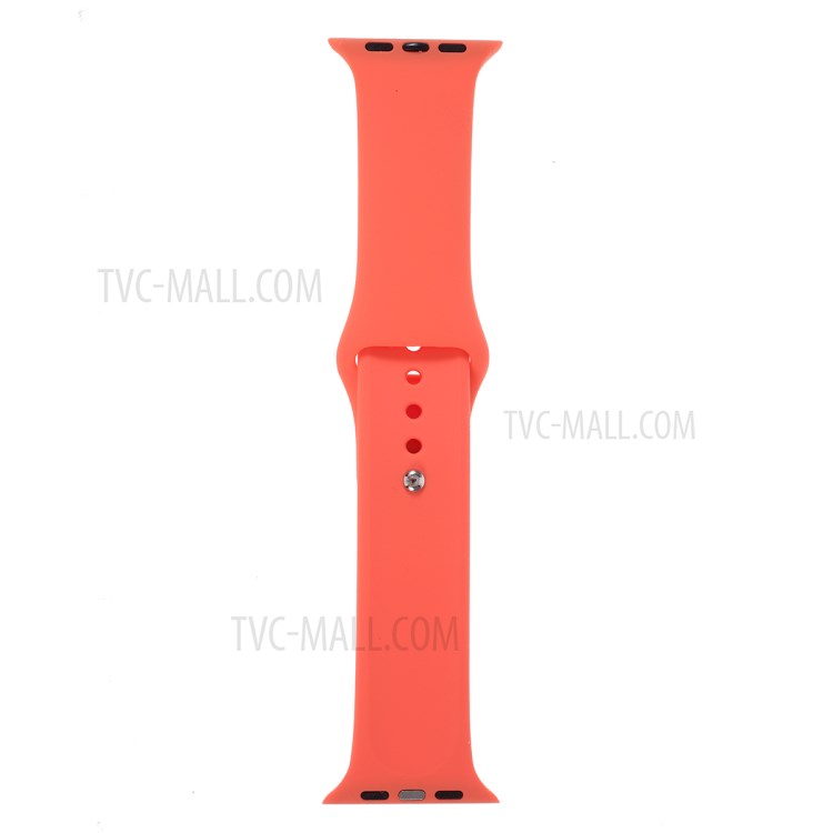 MUTURAL Silicone Smart Watch Strap Replacement for Apple Watch Series 1/2/3 38mm / Series 4/5 40mm - Watermelon Red-3