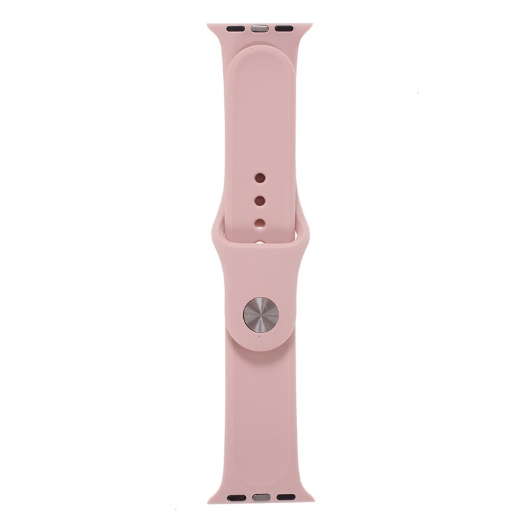 MUTURAL Silicone Smart Watch Strap Replacement for Apple Watch Series 1/2/3 38mm / Series 4/5 40mm - Pink-3