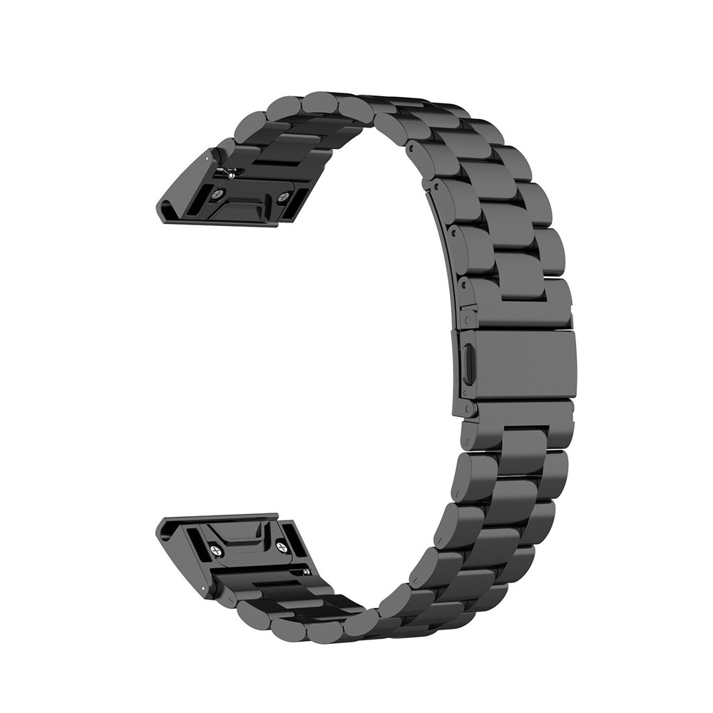 Stainless Steel Wrist Watch Band for Garmin Fenix5/5X/5S/Forerunner 945/Approach S60 - Black-7