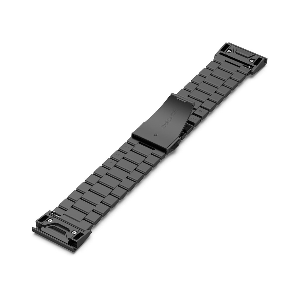 Stainless Steel Wrist Watch Band for Garmin Fenix5/5X/5S/Forerunner 945/Approach S60 - Black-8