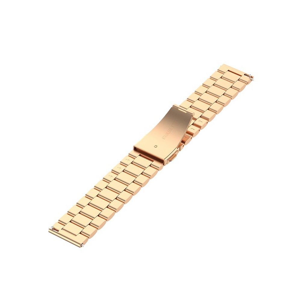 20mm Stainless Steel Watch Band for Huawei watch GT/Huawei GT2/Nokia Within Steel HR 40mm Version/Garmin Forerunner 245 Music/245/Garmin Venu/Polar Ignite 42mm Version - Rose Gold-3