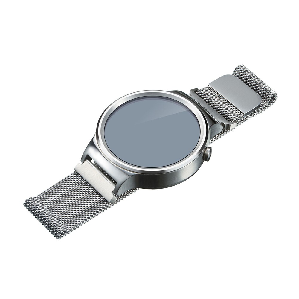 Milanese Stainless Steel Convex Head 18mm Watch Band for Nokia Withings Steel HR 36mm Version - Silver-5