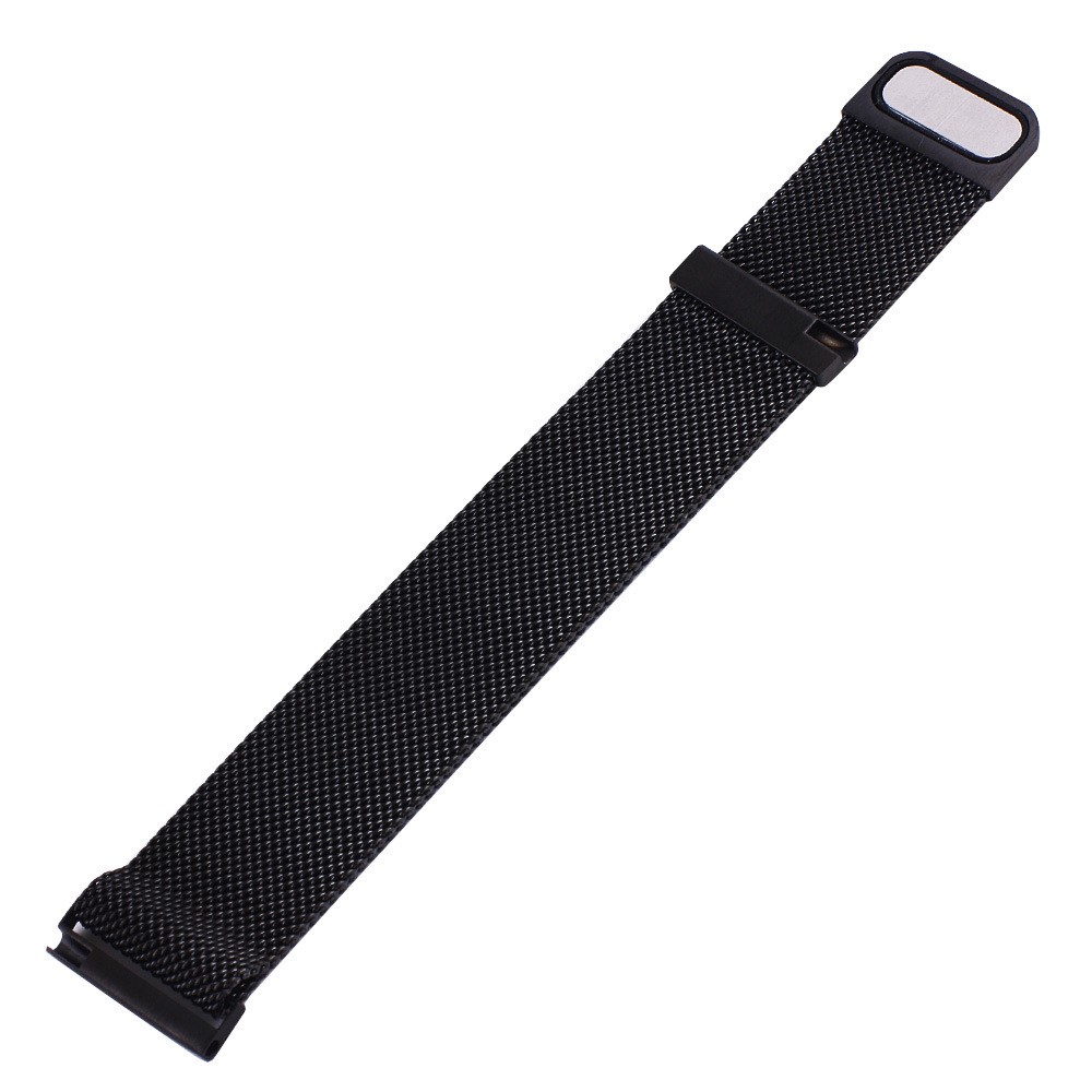 Milanese Stainless Steel Convex Head 18mm Watch Band for Nokia Withings Steel HR 36mm Version - Black-4