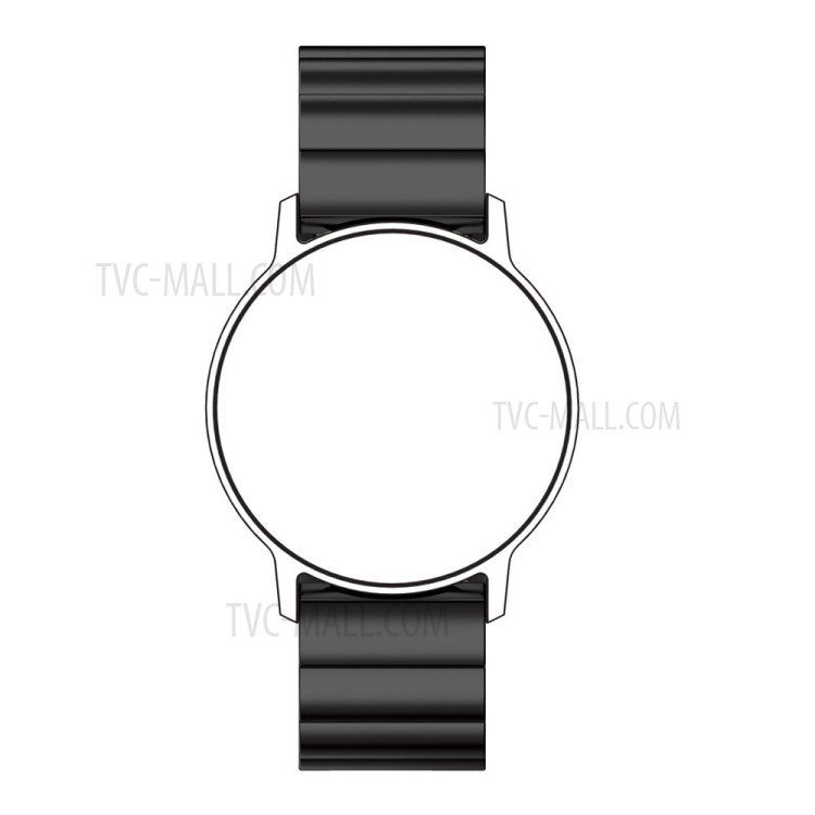 22mm Stainless Steel Watch Band Snap Strap for Huawei Watch GT2e/GT2 46mm - Black-2