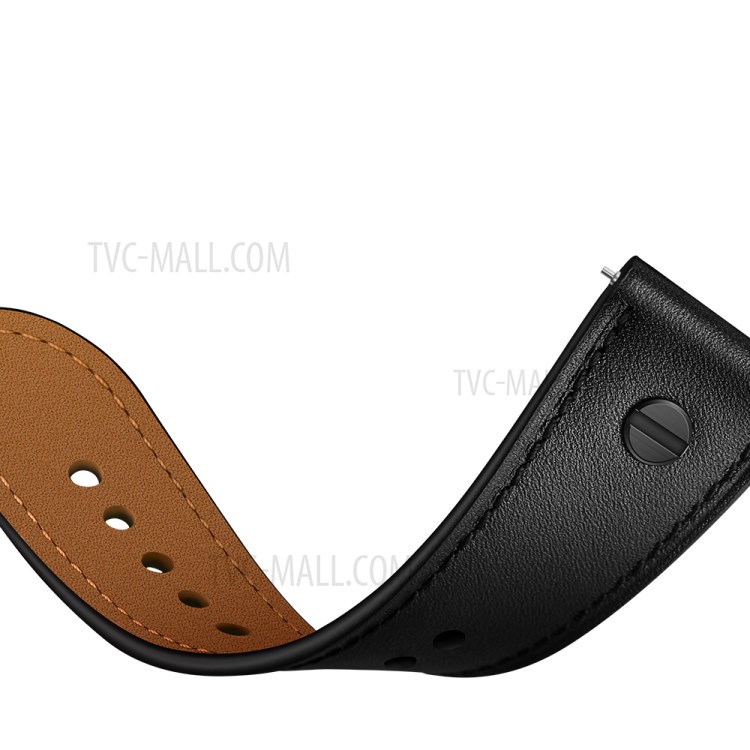 PU Leather Smart Watch Replacement Strap for Huawei Watch GT2e/GT2 46mm - Black-8