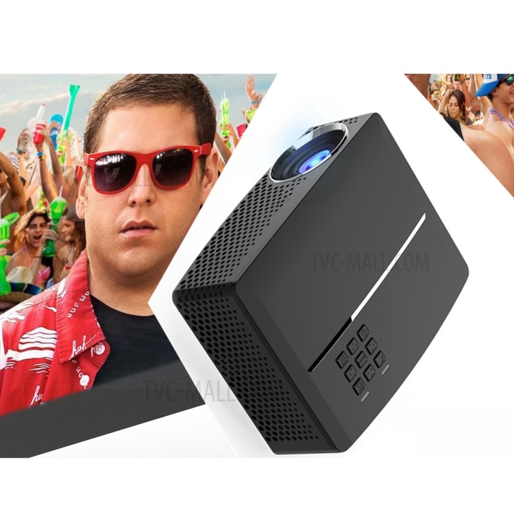 Gp80 LED-Projektor Vollen HD 1080P Projektor Home-Media-Player Mini-Kino Theater - AU-Stecker-3