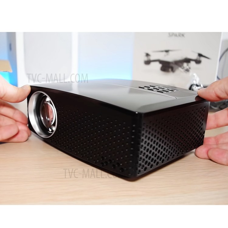 Gp80 LED-Projektor Vollen HD 1080P Projektor Home-Media-Player Mini-Kino Theater - AU-Stecker-6