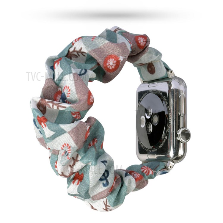 Printing Cloth Smart Watch Bank Bracelet Strap for Apple Watch Series 5 4 40mm / 3 2 1 38mm - Style A-3