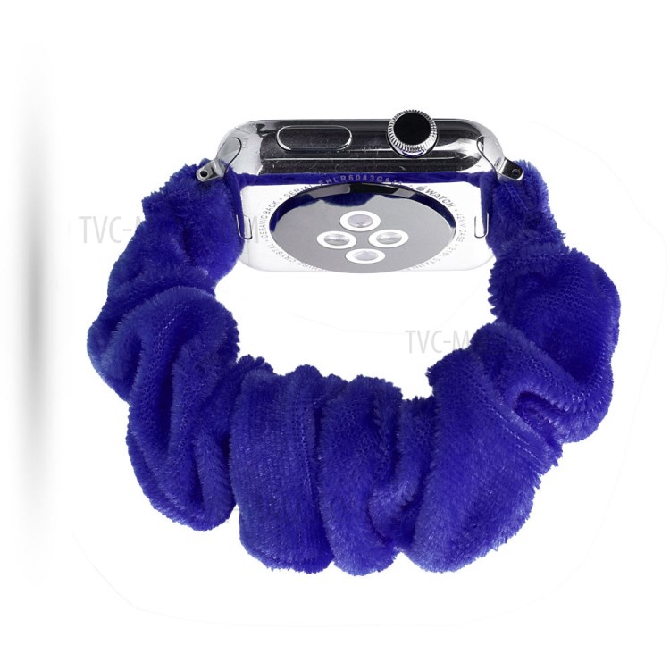 Printing Cloth Wrist Bracelet Watch Bank Strap for Apple Watch Series 6 SE 5 4 44mm / 3 2 1 42mm - Blue-2