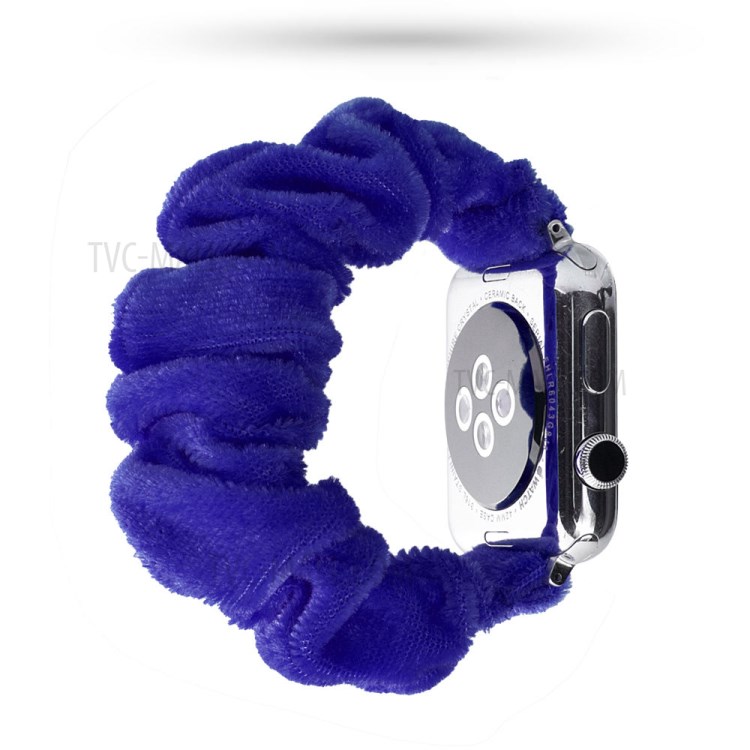 Printing Cloth Wrist Bracelet Watch Bank Strap for Apple Watch Series 6 SE 5 4 44mm / 3 2 1 42mm - Blue-3