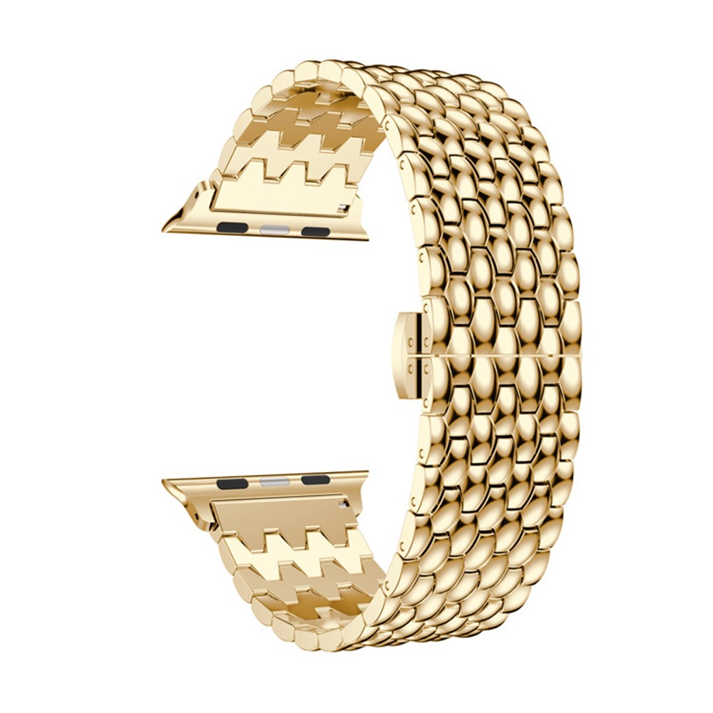 Aluminum Alloy Watch Band Strap for Apple Watch Series 5/4 40mm / Series 3/2/1 38mm - Gold-1