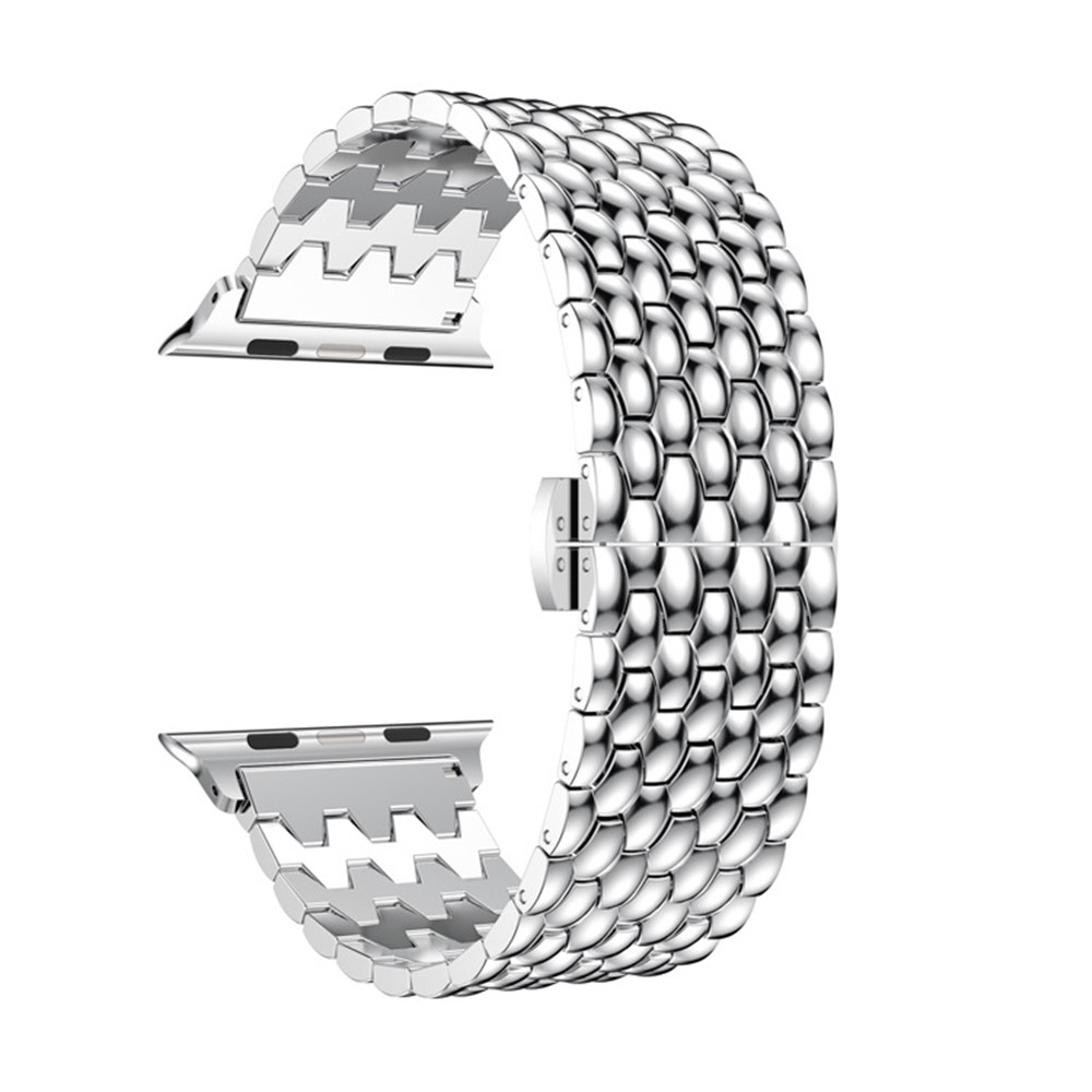 Aluminum Alloy Watch Band Strap for Apple Watch Series 6 SE 5 4 40mm / Series 3/2/1 38mm - Silver-1