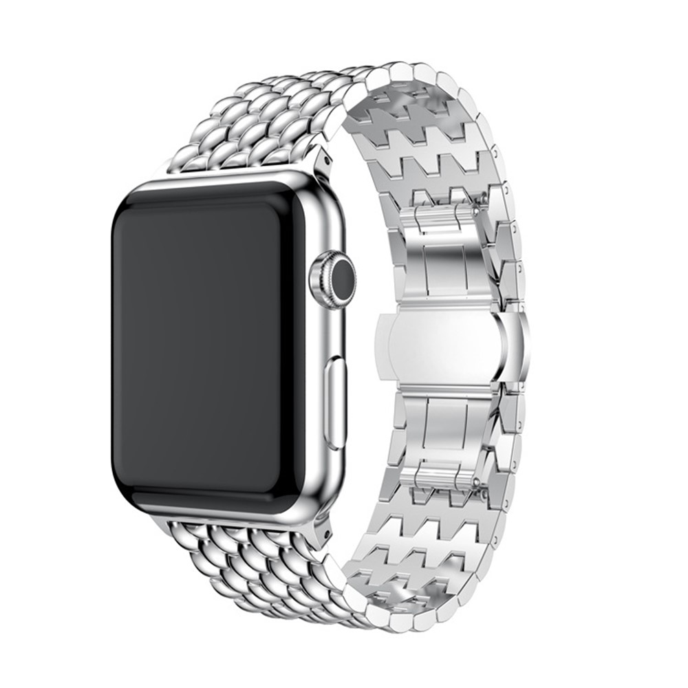 Aluminum Alloy Band Watch Strap for Apple Watch Series 6 SE 5 4 44mm / Series 3/2/1 42mm - Silver-2