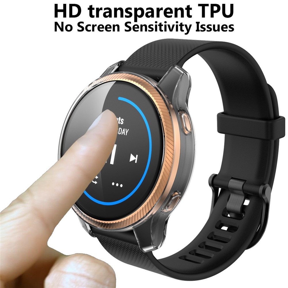 TPU Quadro Pára-choques Caso Para Venu Garmin - Transparente-4