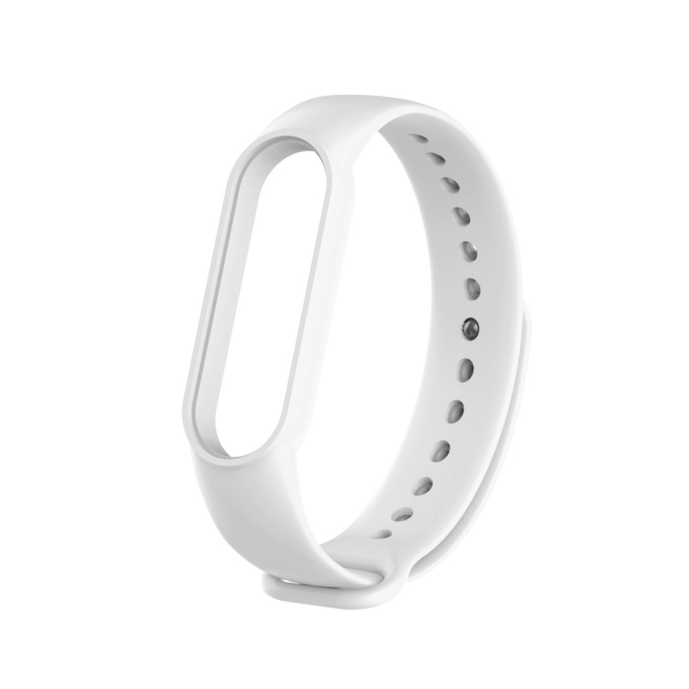 TPU Smart Watch Replacement Strap for Xiaomi Mi Band 5 - White-1
