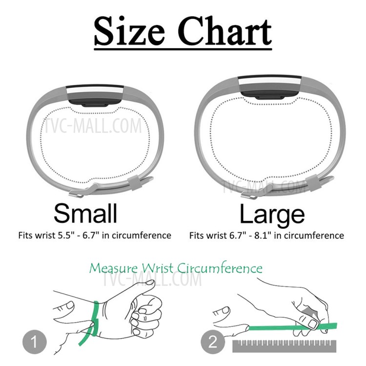 Métal Comme Bande Montre Silicone Texture Gaufre Couleur De Remplacement, Taille S Pour Fitbit Charge De 2 - Argent-4