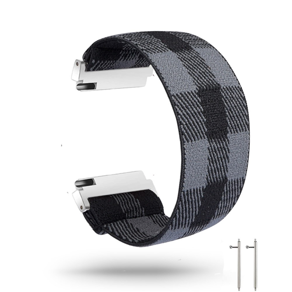 22mm Colorful Nylon Watch Band for Huawei Watch GT 2e/GT/GT 2 46mm  - Grey/Black-1