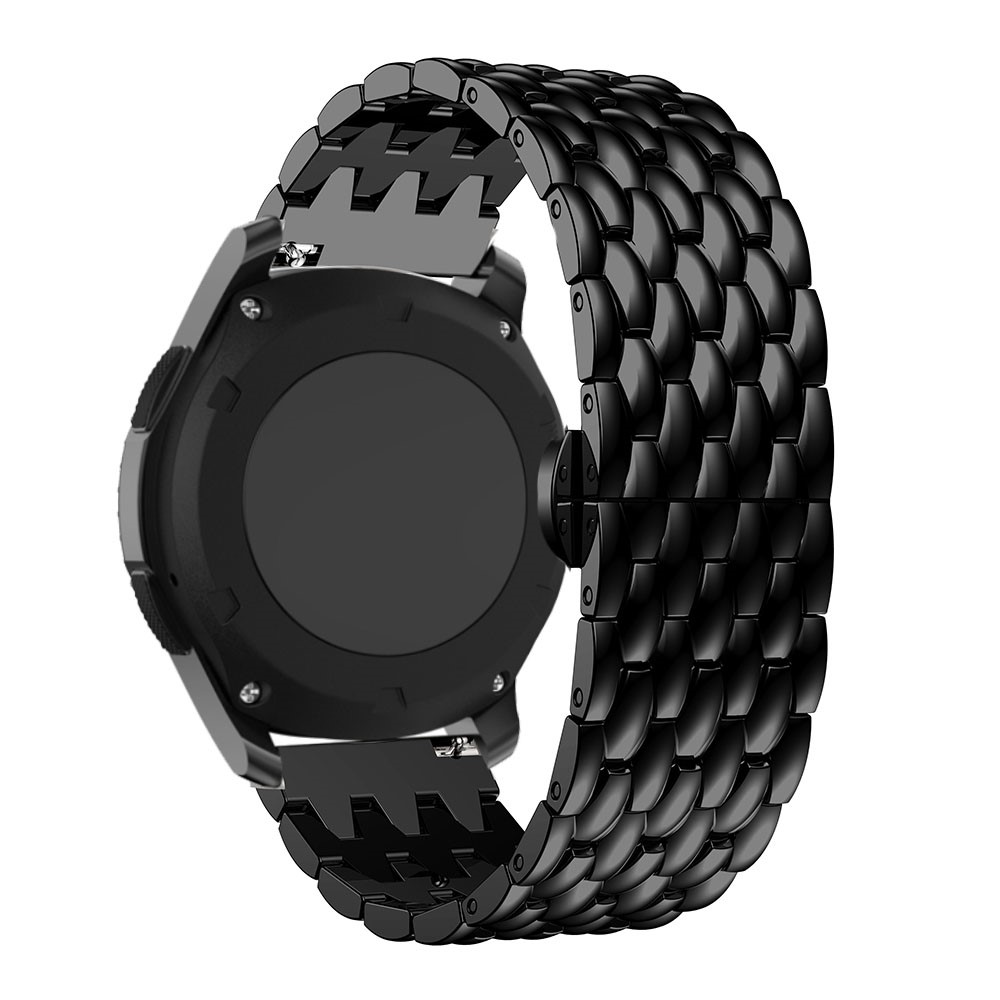 Stainless Steel Dragon Skin Watch Band for Samsung Galaxy Watch 46mm/S3/S4 - Black-3
