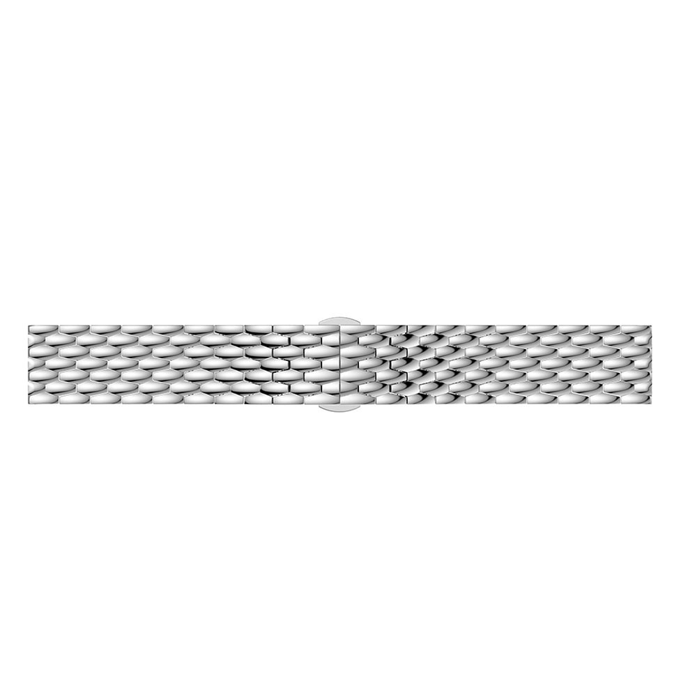 22mm Stainless Steel Dragon Skin Watch Band for Samsung Galaxy Watch 46mm/S3/S4 - Silver-5