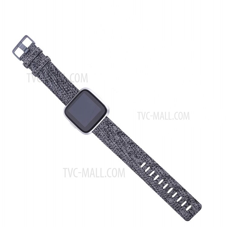 Canvas Nylon Watch Band for Samsung Galaxy Watch 46mm/S3/S4 - Black-4