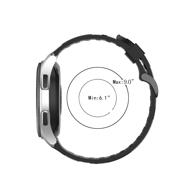 22 Millimetri Camuffamento Epossidica Sostituzione Della Cinghia Intelligente Orologio Per Orologio Samsung Galaxy 3 45 Millimetri / 46 Millimetri Orologio - Grigio-8