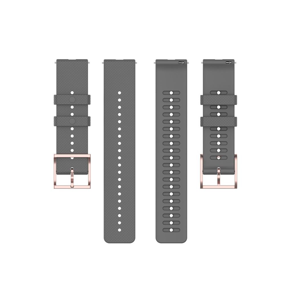 Dot Texture Silicone Watch Strap Replacement 20mm for Samsung Galaxy Watch3 41mm/Galaxy Watch Active3 - Grey-5