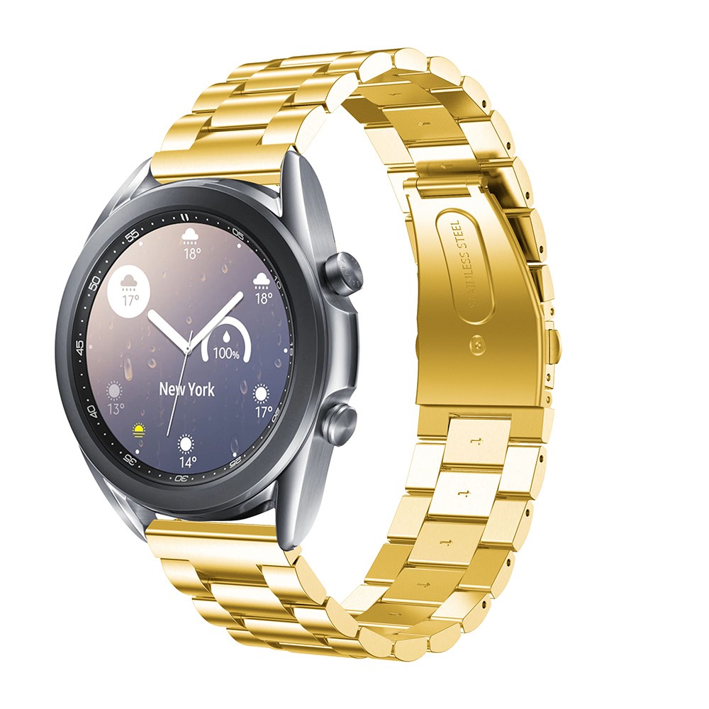 De Acero Inoxidable Reloj Inteligente De Reemplazo Banda Para Samsung Galaxy 41mm Watch3 - Oro-3