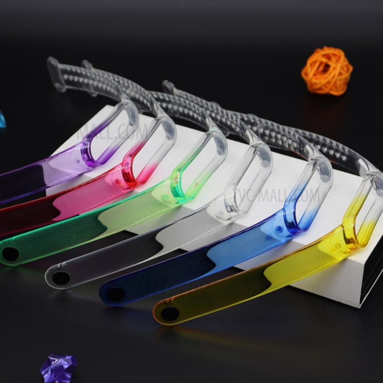 Clear Soft TPU Smart Watch Band Strap Replacement for Xiaomi Mi Band 5 - Purple-2