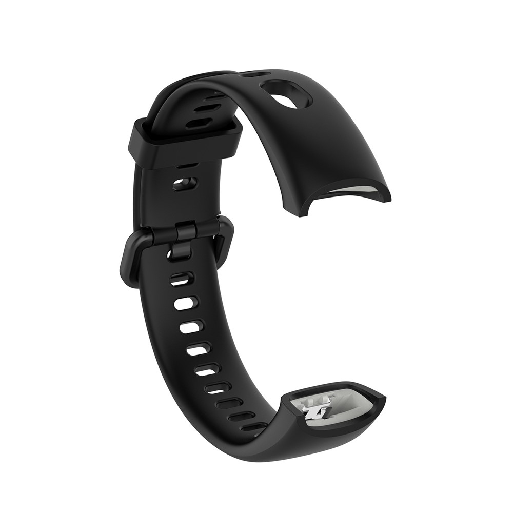 Silicone Smart Watch Strap with Metal Buckle for Huawei Honor 5i/Huawei Watch Band 4 - Black-9