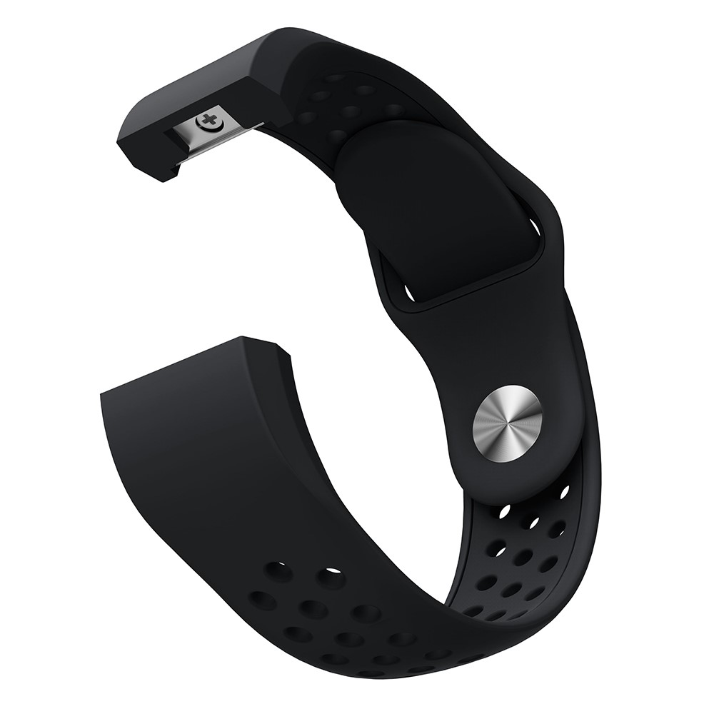 Correa De Silicona Reloj Inteligente Para Cargar 2 Fitbit - Negro-4