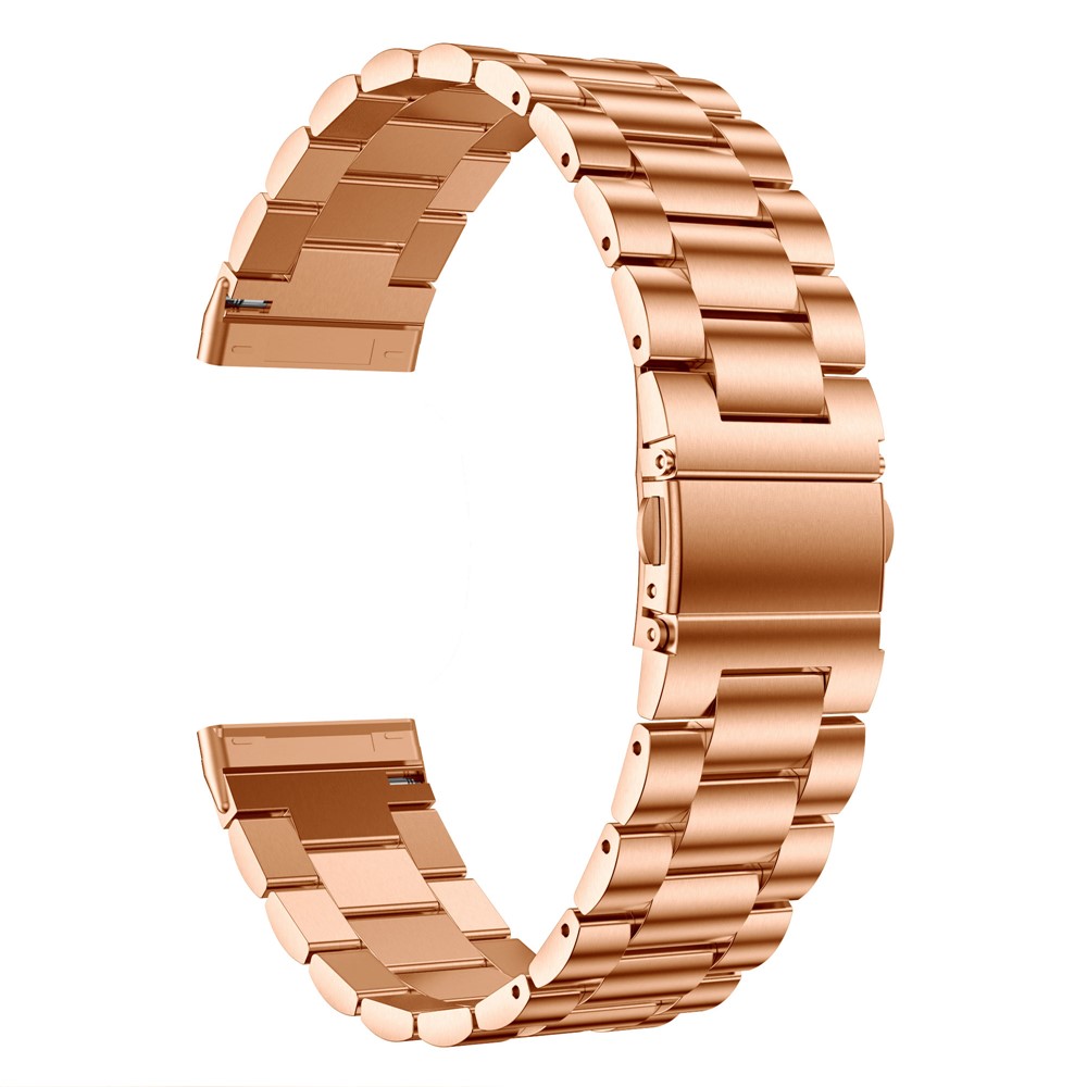 Stainless Steel Smart Watch Band Replacement for Fitbit Versa 3 - Rose Gold-1