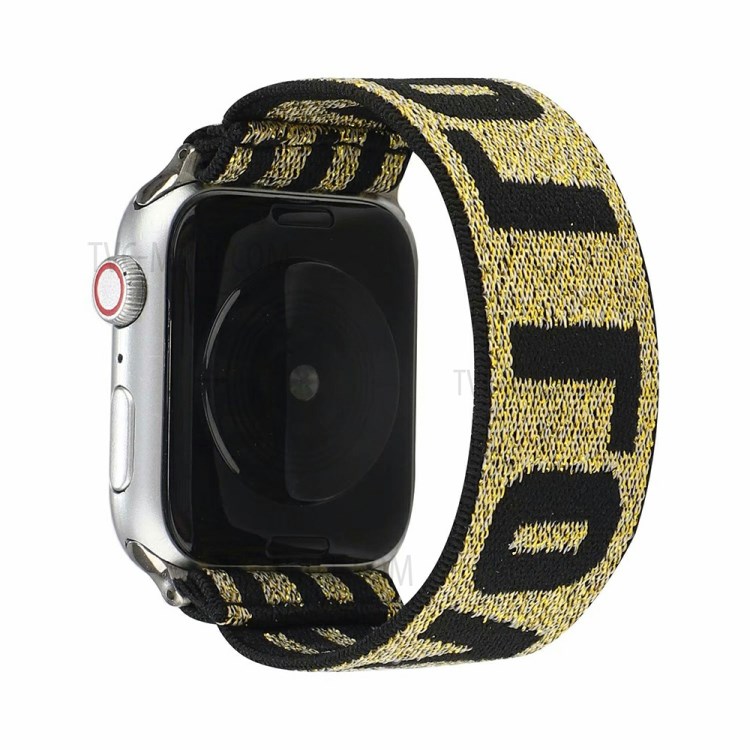Elastisches Tuch Ersatzuhrarmband Für Apple Watch Serie 4/5/6 / SE 40mm / Watch-Serie 1/2/3 38mm - Stil A.-1