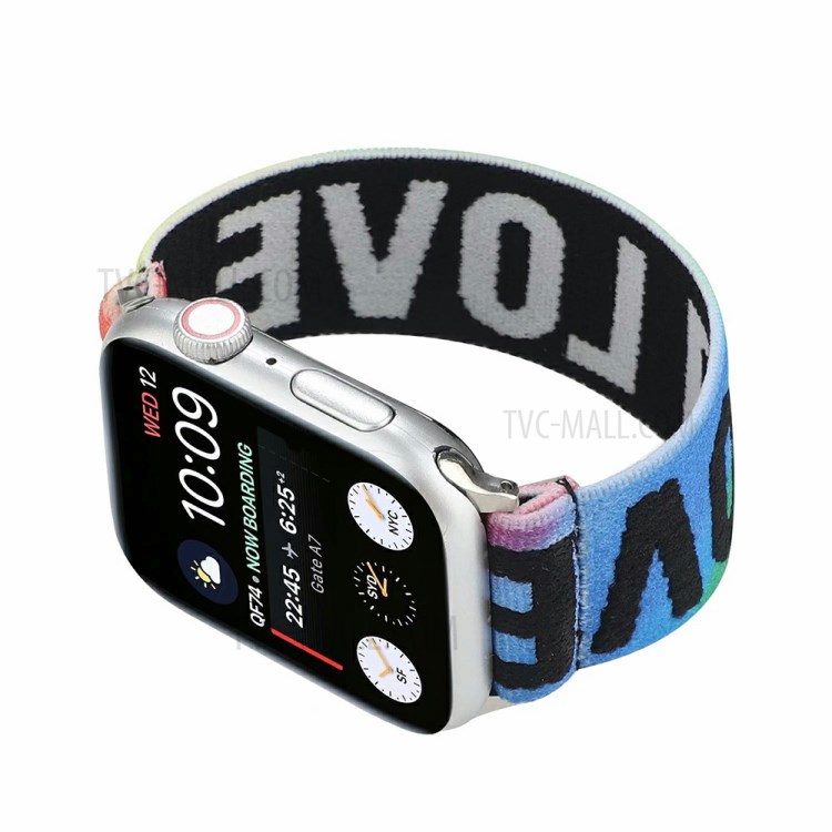 Elastische Tuch Ersatzuhr-Uhr Für Apple Watch Serie 4/5/6 / SE 44mm / Watch-Serie 1/2/3 42mm - Stil C.-3