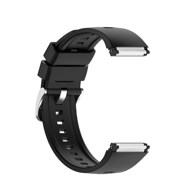 Sports Silicone Watch Band for Huawei Watch GT 2e Replacement Strap - Black-2