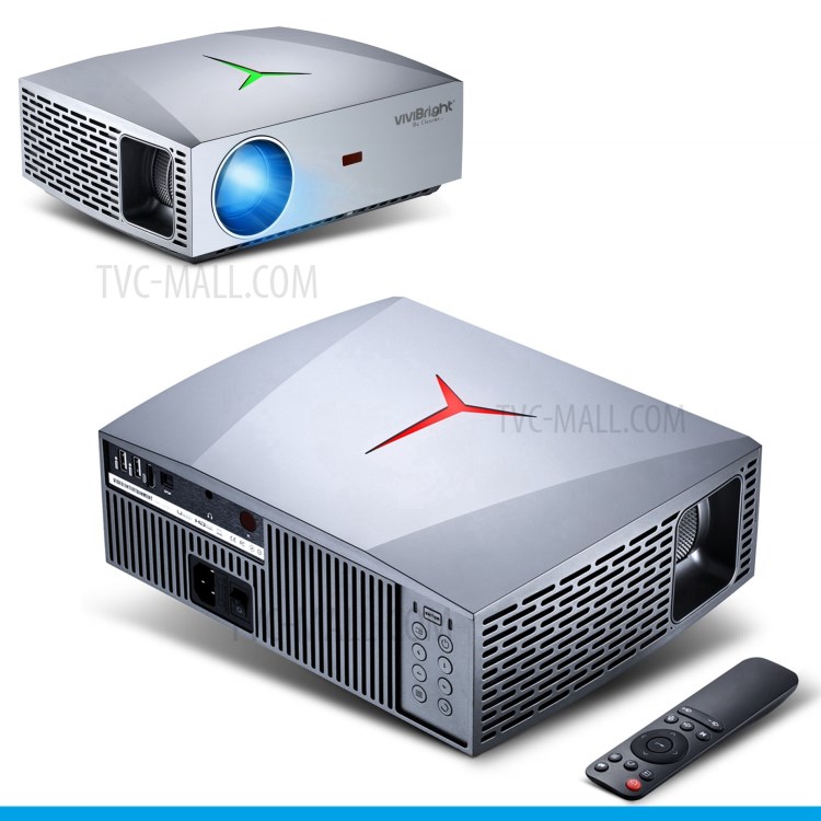 F40 4800 Lumens Mini Portable Full HD LED Projector 4K 1080P Home Cinema (Same Screen Version) - EU Plug-4